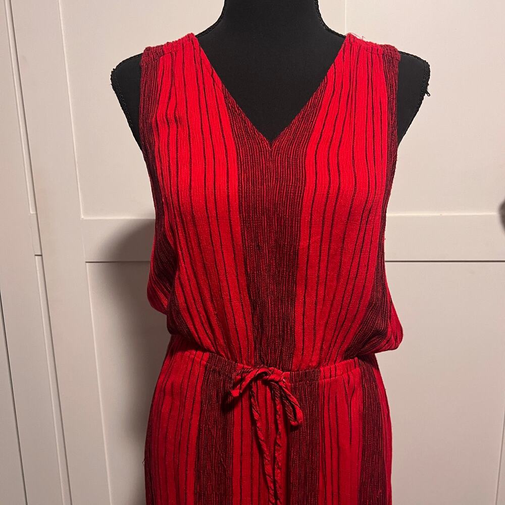 Universal Thread Vertical Striped Sleeveless V-Ne… - image 6